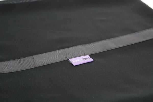 Chiffon scarf with Mat Satin detail 1