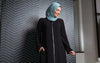 Metal Zipper Abaya
