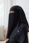 Niqab Khaliji 2 layers