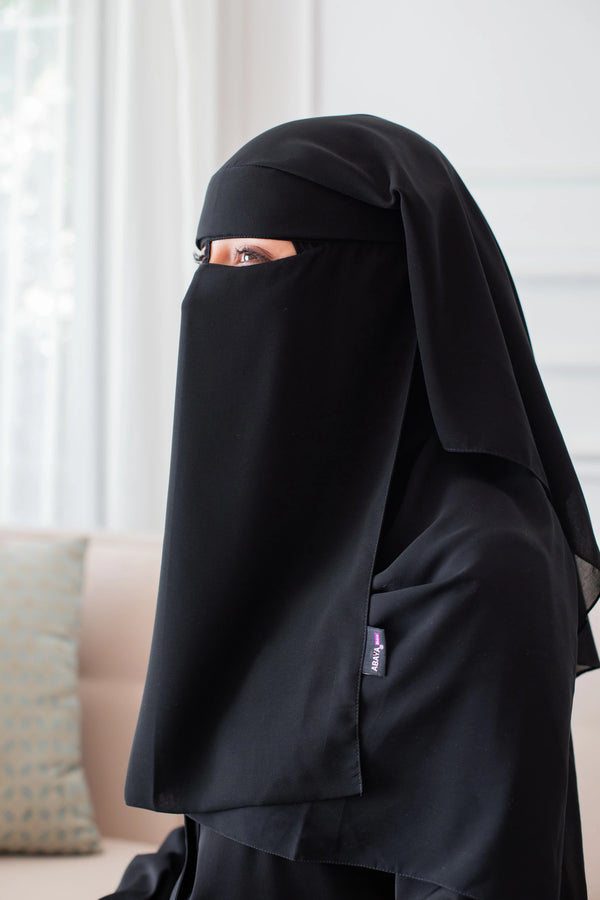 Niqab Khaliji 2 layers