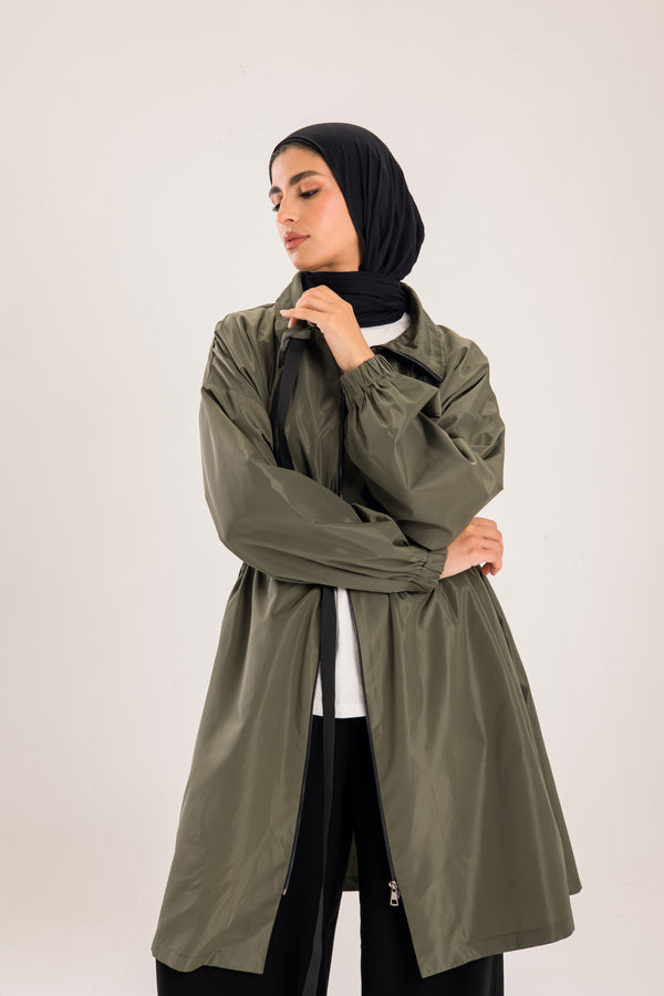 Waterproof material jacket