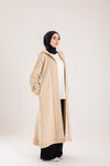 Long cozy Milton coat with hood