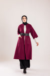 Knee length woolen coat