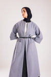 Knee length woolen coat
