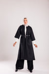 Knee length woolen coat