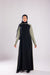 Sport Abaya with touch of Indigo or mint Green Cotton