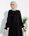Raglan Abaya With bottons