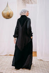 Satin * crepe V abaya