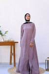 Silk open Abaya cafe