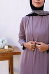Silk open Abaya cafe