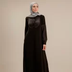 Chemise Abaya with Lycra Sleeves