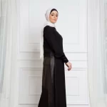 Chemise Abaya with touch of Satin