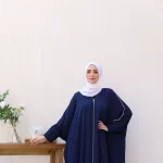 Silk Abaya Freesize  with embriodery