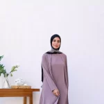 Silk open Abaya cafe