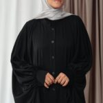 Tulip Wide Abaya with France Sleeves - Scarf Included