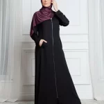 Zipper Abaya With 2 pockets