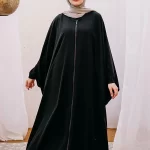 Tulip wide squared sleeves abaya