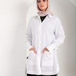 Poplin High Low Shirt With Big Pockets