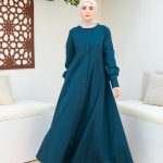 Button up Maxi poplin shirt dress