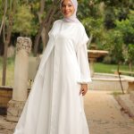 Set of 2 Open Abaya with emblishments & basic long sleeve abaya