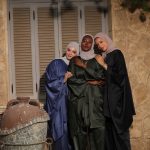 Satin Poncho Set with pants