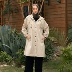 Reglan flowy light Hooded jacket