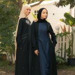 comfy Abaya With Mixed fabrics