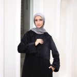 Velvet warm abaya
