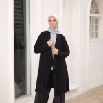 long tricot cardigan