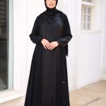 Silk Abaya With Satin Touch