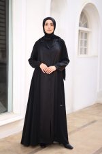 Silk Abaya With Satin Touch
