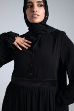 ⁦Abaya chiffon dress⁩ - الصورة ⁦4⁩